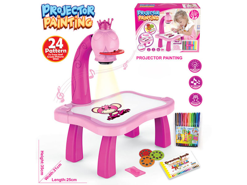 Intelligent Projective Painting machine With Music