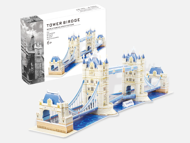 120PCS London Bridge 3D Jigsaw Puzzle (English)