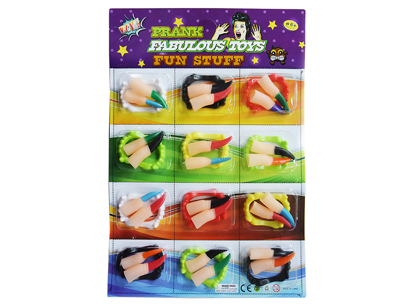 12PCS Long Nail + Tooth