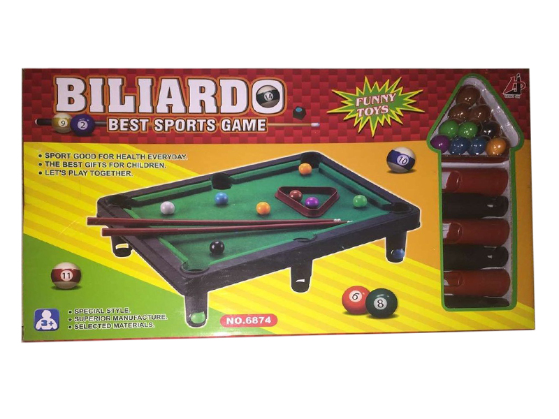 Non-transparent Billiard Ball Set