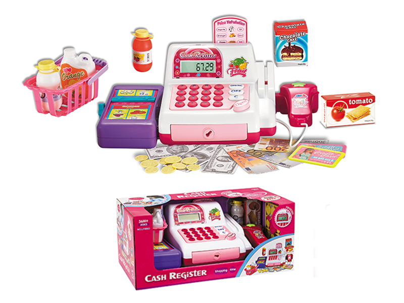 Cashier Desk With Light And Calculator