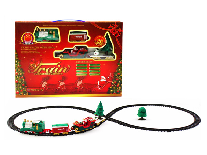 B/O Christmas  Rail Train With Light and Music