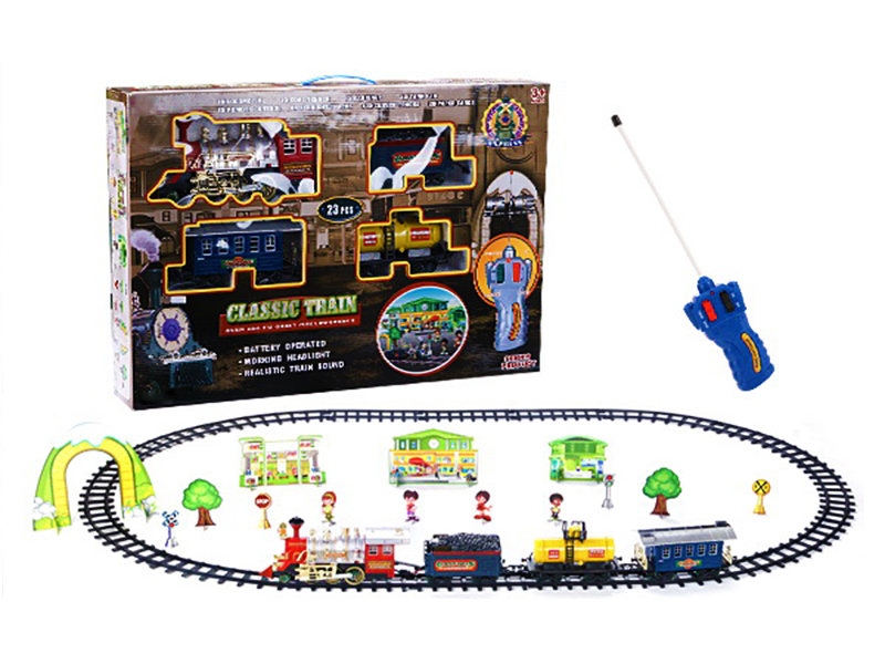 Rail Train With Light and Music