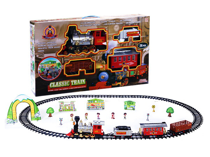 B/O Rail Train With Light and Music