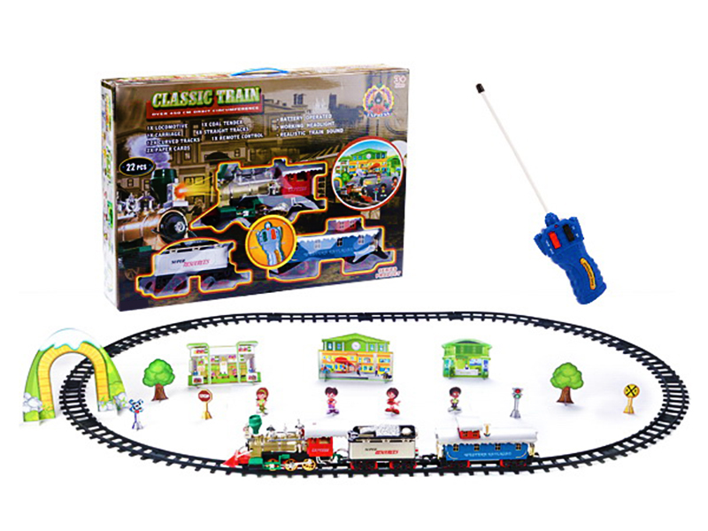 Rail Train With Light and Music