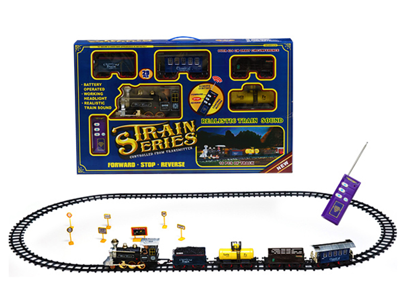 Rail Train With Light and Music