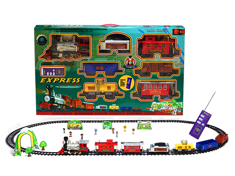 Rail Train With Light and Music