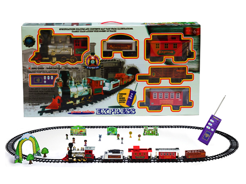 Rail Train With Light and Music