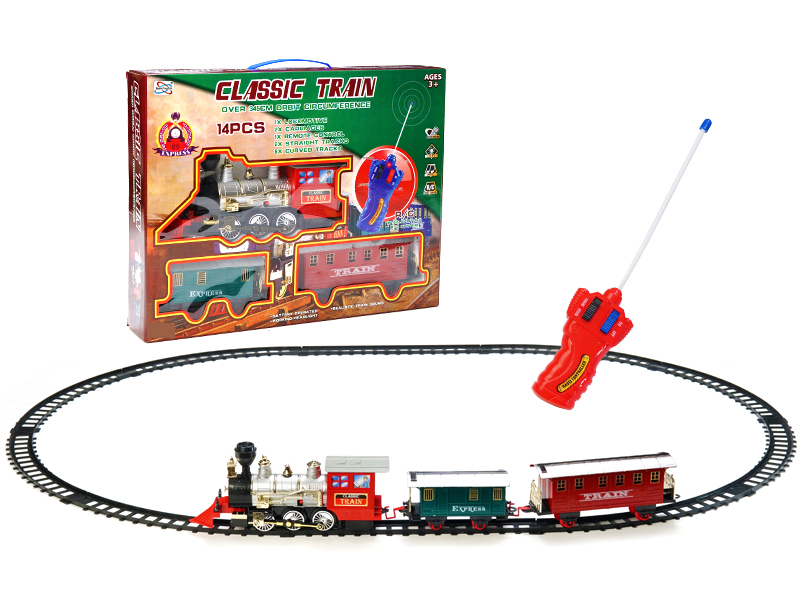 Rail Train With Light and Music