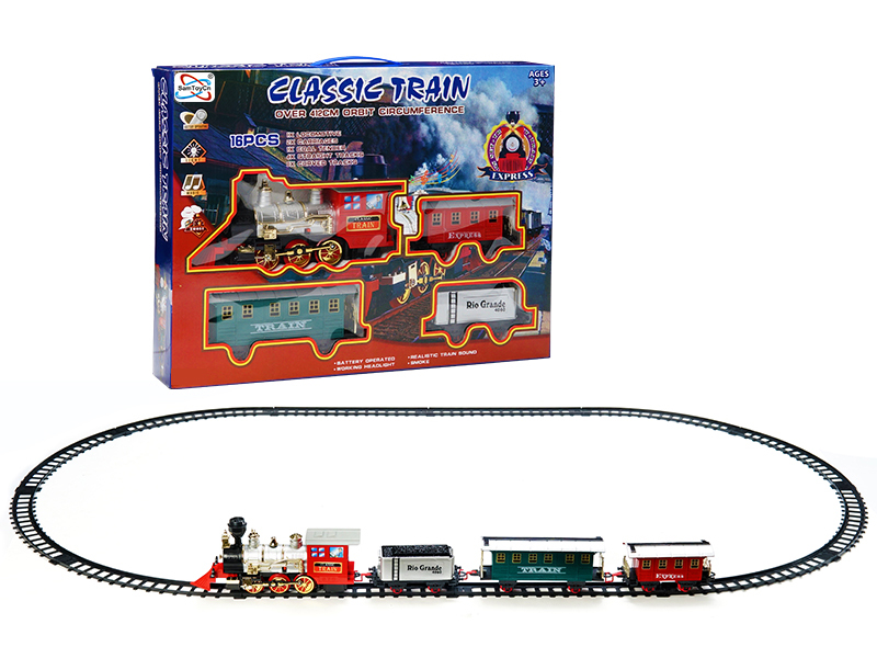 B/O Rail Train With Light and Music