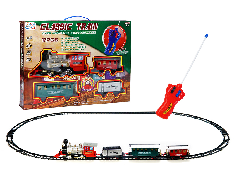 Rail Train With Light and Music