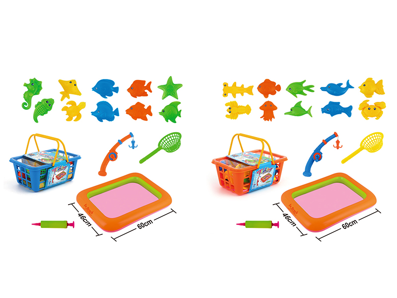 Magnetism Fishing Combination+Inflator Pool(4)