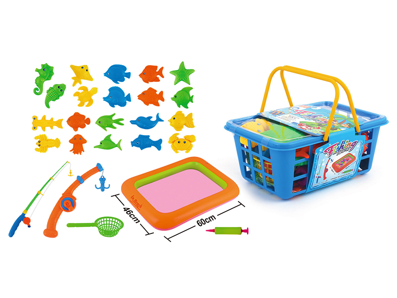 Magnetism Fishing Combination+Inflator Pool(4)