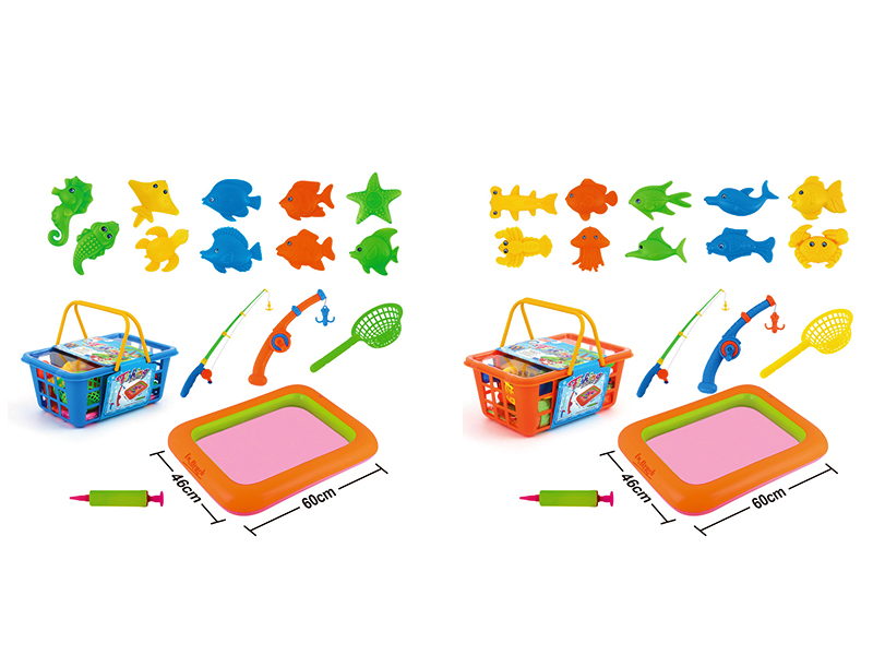 Magnetism Fishing Combination+Inflator Pool(4)