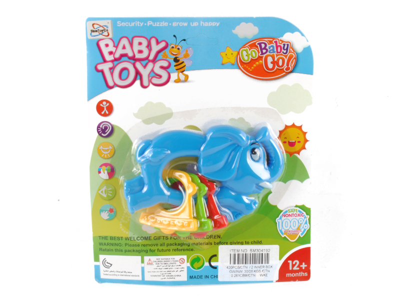 1PCS Cartoon Elephant Bell