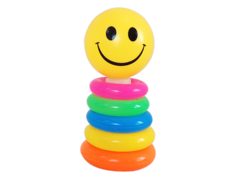 Single Color Smile Face 5 Layer Circle Ferrule