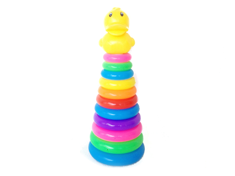 Rubber Duck 11 Layer Ferrule Rainbow Tower