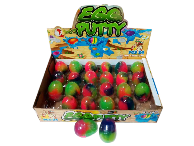 24PCS Colorful Egg Toy