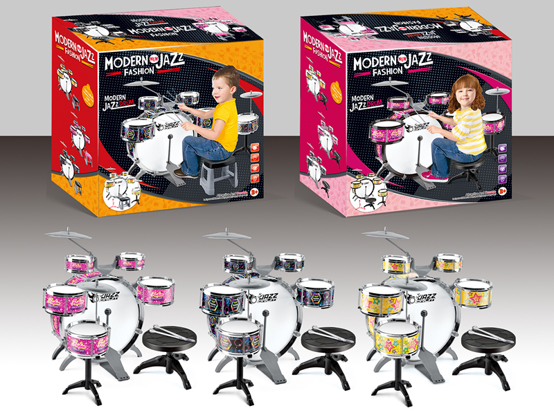 Electroplating Jazz Drum Set