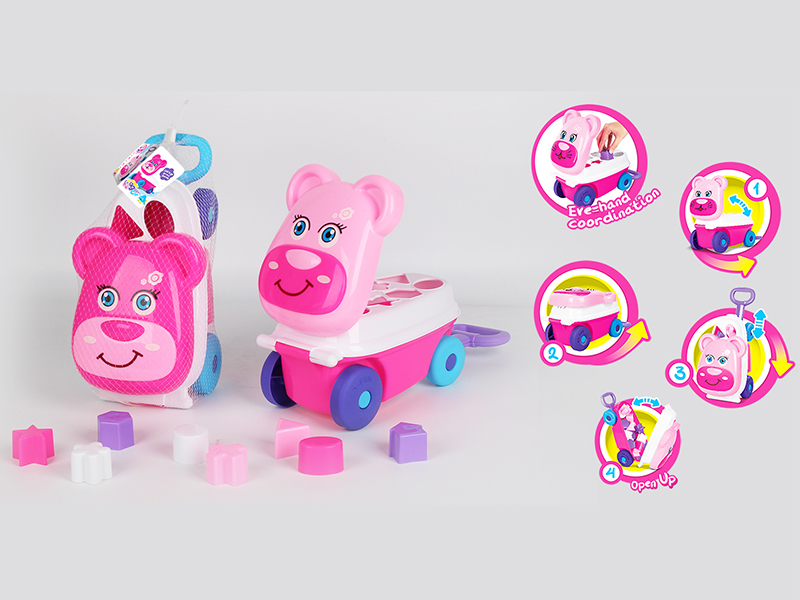 Doll Bear Building Car(2Colors mixed)