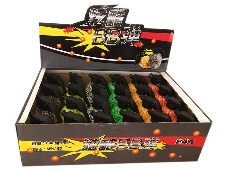 24PCS BB Bullet (6 color mixed)
