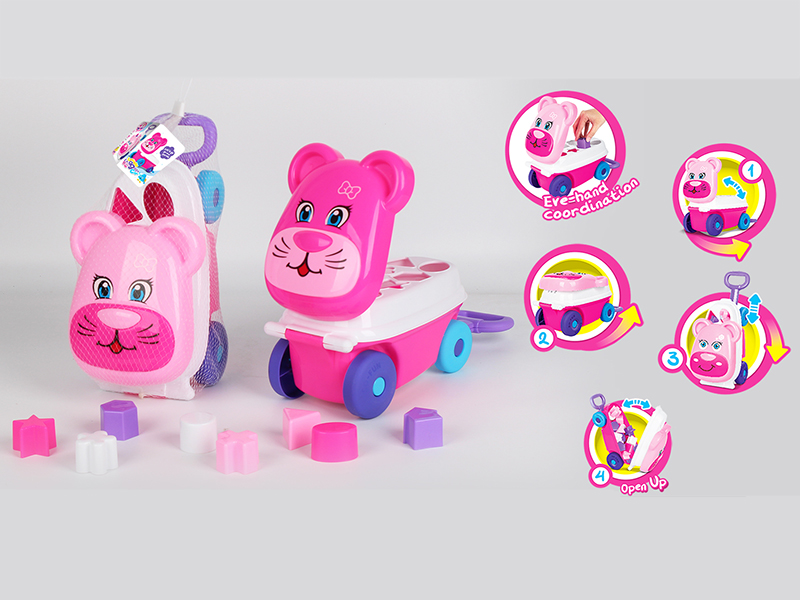 Doll Cat Building Car(2Colors mixed)