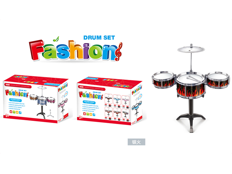 Electroplating Jazz Drum(silver fire)