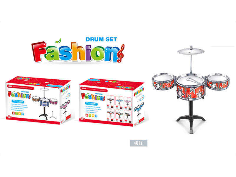 Electroplating Jazz Drum(silver red)