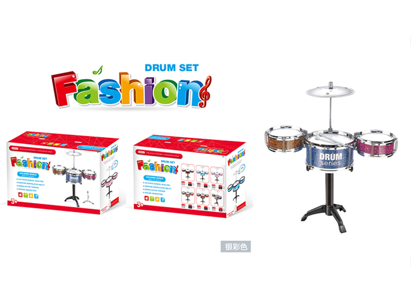 Electroplating Jazz Drum(silver colorful)