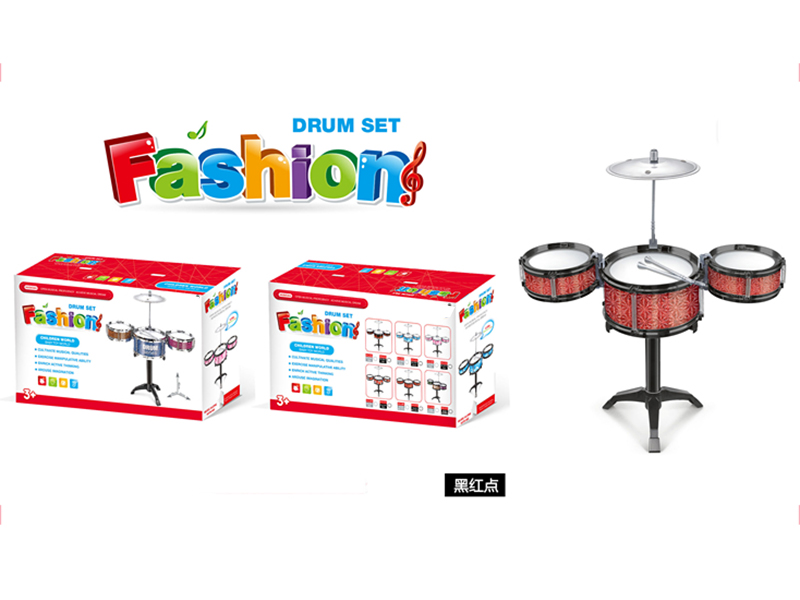 Jazz Drum(black red spot)