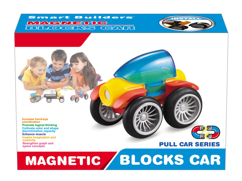Magnetism DIY Pull Car
