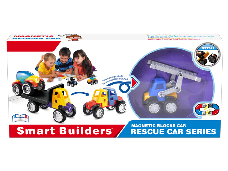 Magnetism DIY Rescue Car