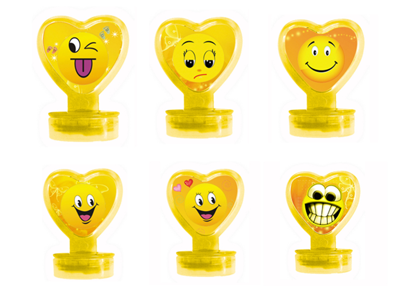 Smile Face Heart-shaped Stamper
