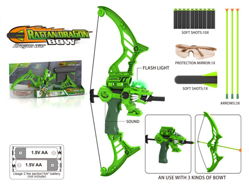 Soft Bullet Gun With Light and Music(English)