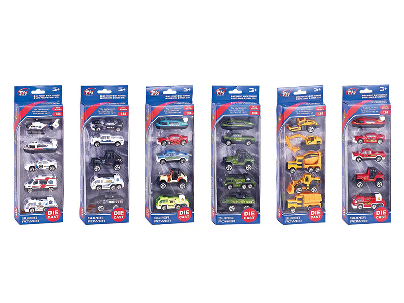 5只1：64 Alloy Car(6 items mixed)