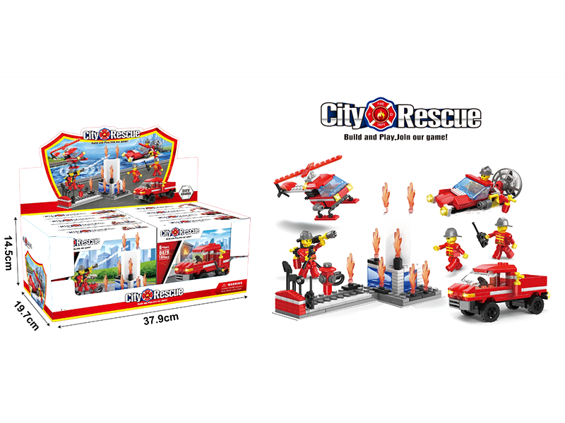 ZDI-XF-building block toys ( 4ITEMS MIXED)