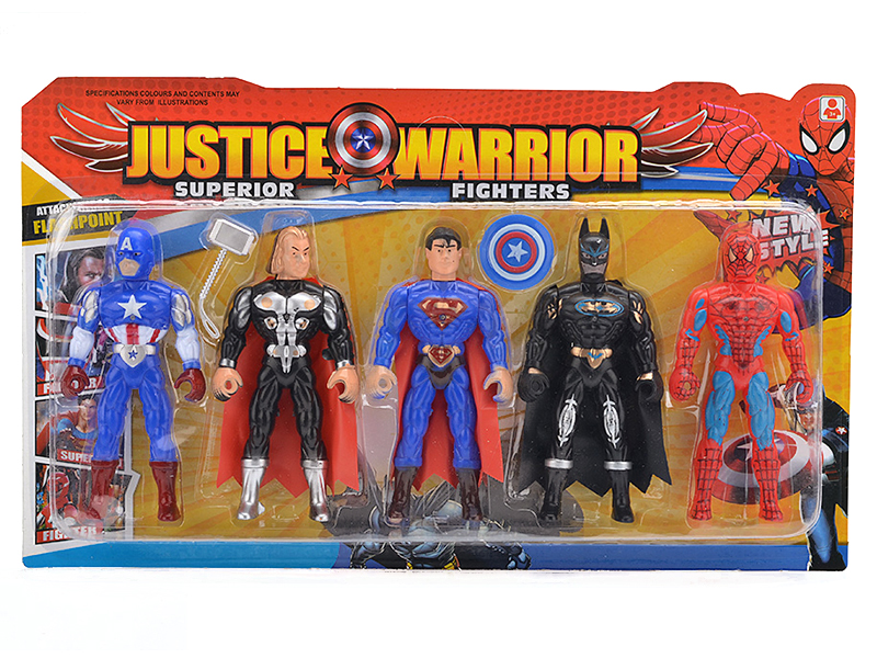 cartoon toys set with light