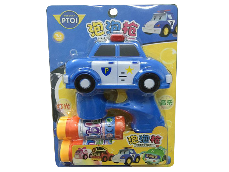 bubble gun With the light music