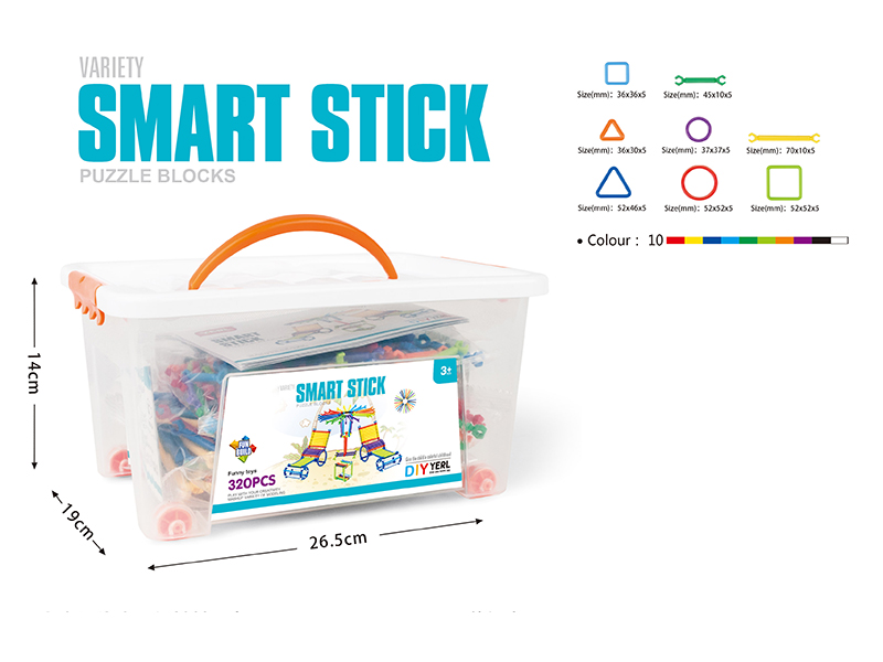 320PCS building blocks(10COLOR MIXED,English)