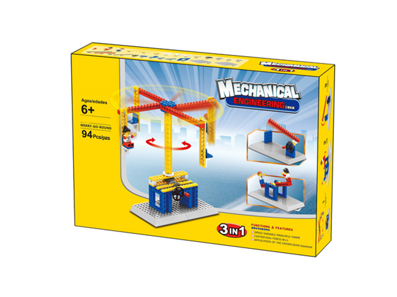 Mechanical engineering - Carousel building blocks（94pcs）