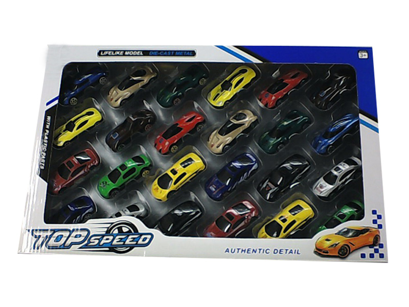 Sliding Alloy Car(24 suits)