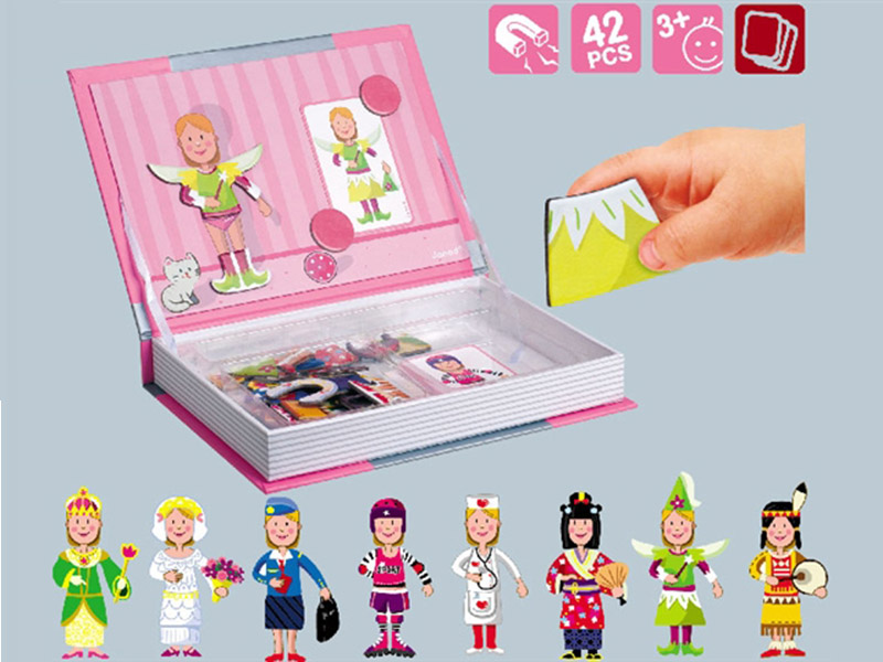 Clothing Series Magnetic Puzzle Book
