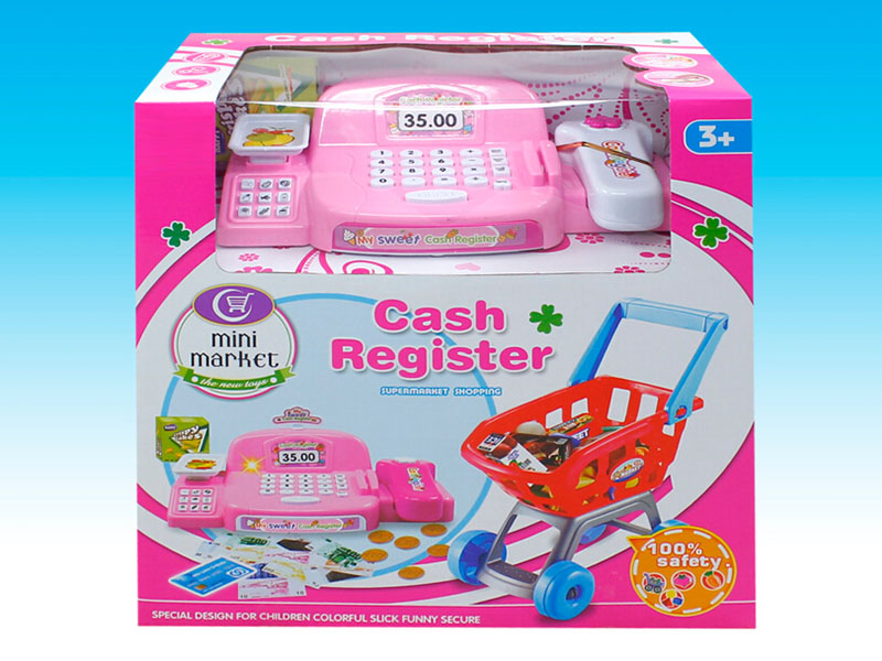 Cash Register With Shopping Trolley