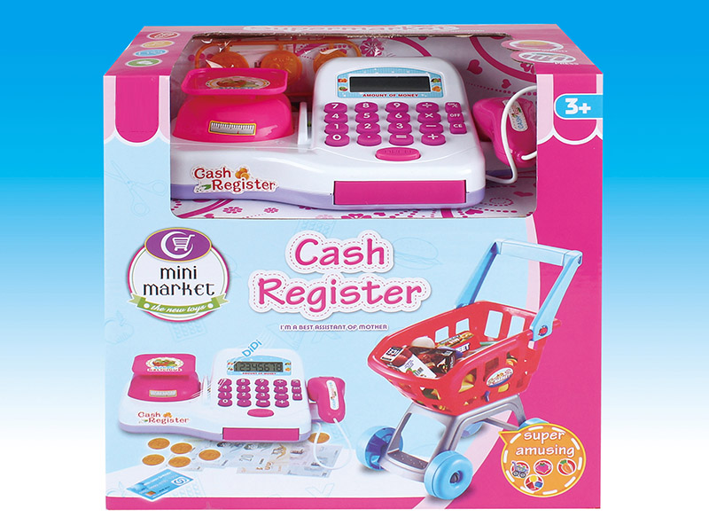 Cash Register With Shopping Trolley