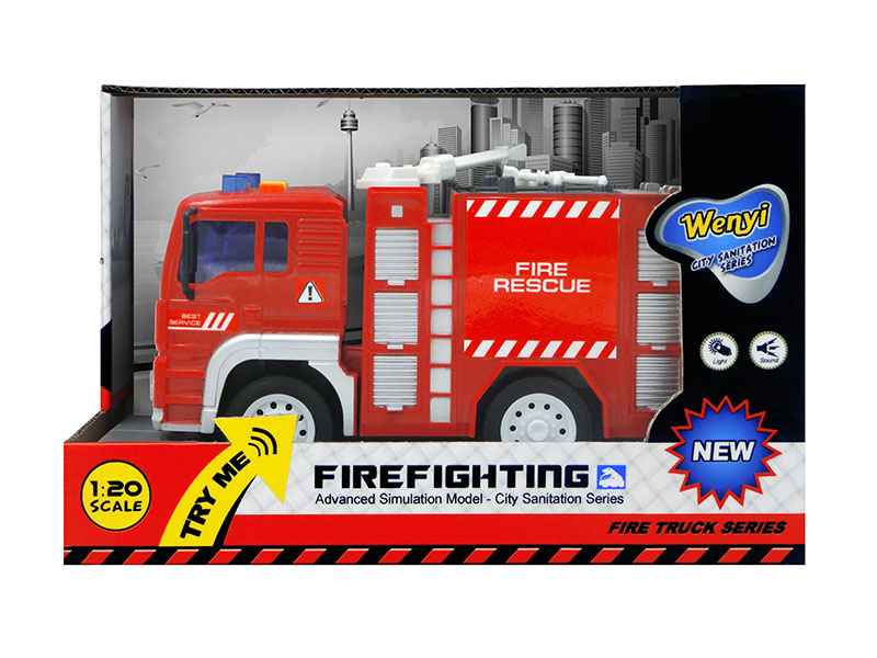 Friction Fire Fighting Truck With Sound-Light