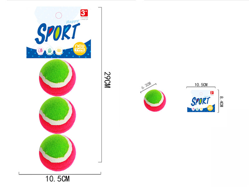 Sticky ball 3pcsl