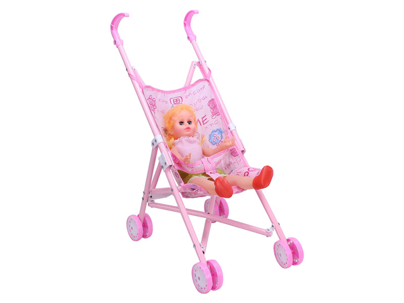 Baby Stroller + 16' Doll(iron)