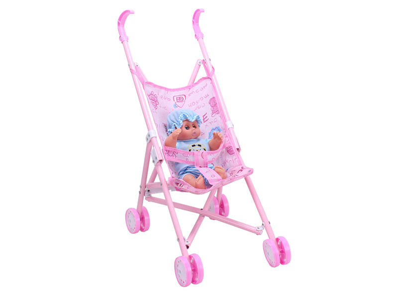 Baby Stroller + 12' Doll(iron)