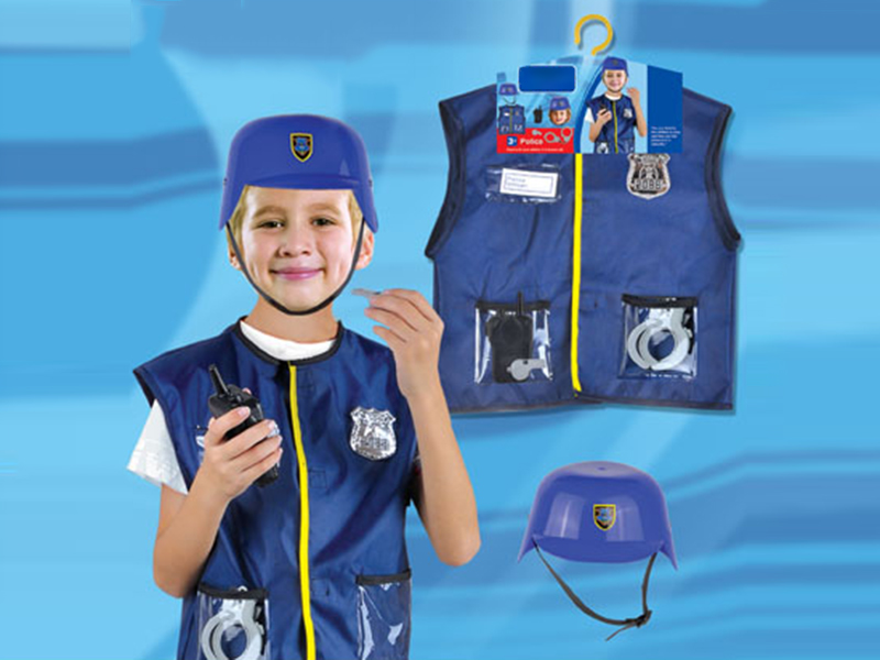 Police Costume With Cap