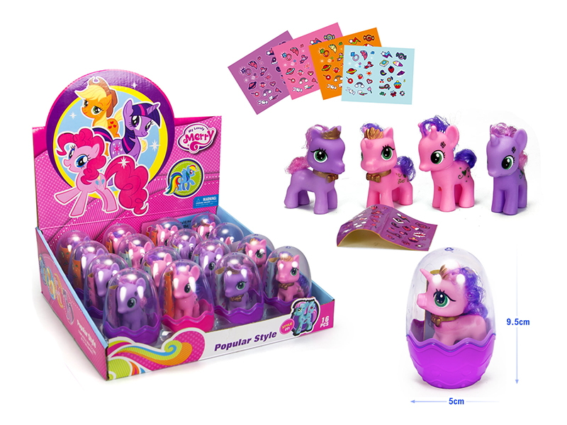 16PCS Fairy Horse